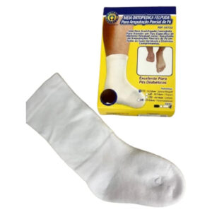 Meia Ortopédica Felpuda para Amputação Parcial de Pé (2) 13/14 cm - Chopart - Ortho Pauher